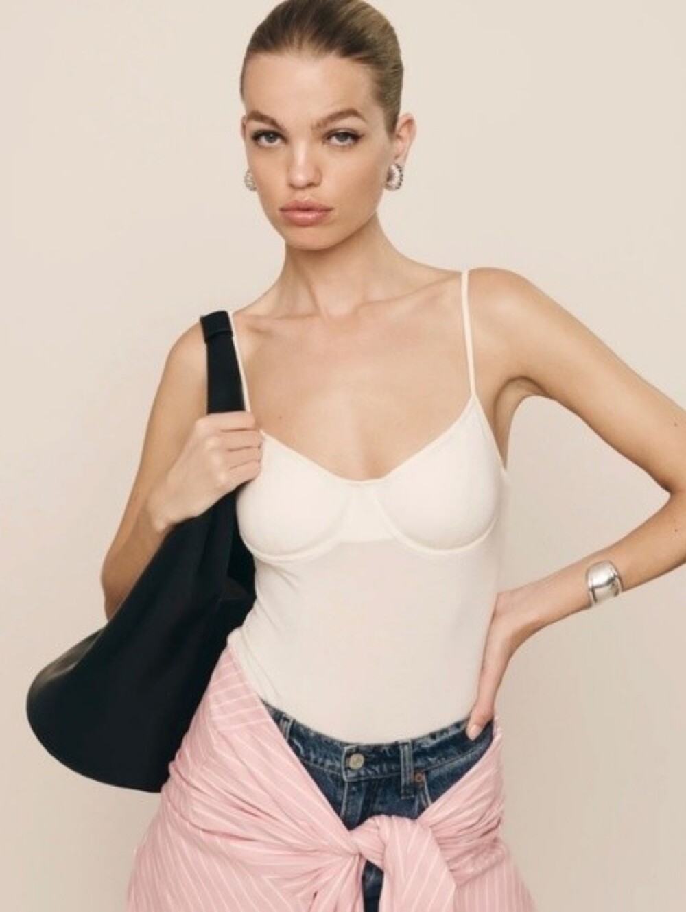NWOT Reformation Piper Knit Bodysuit - Small
